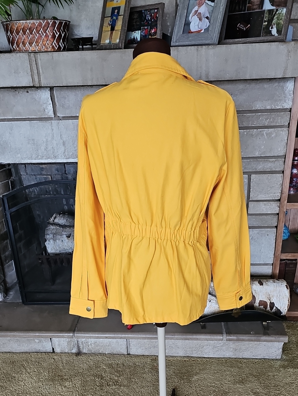 Yellow Utility Jacket Like New - Picture 3 of 3